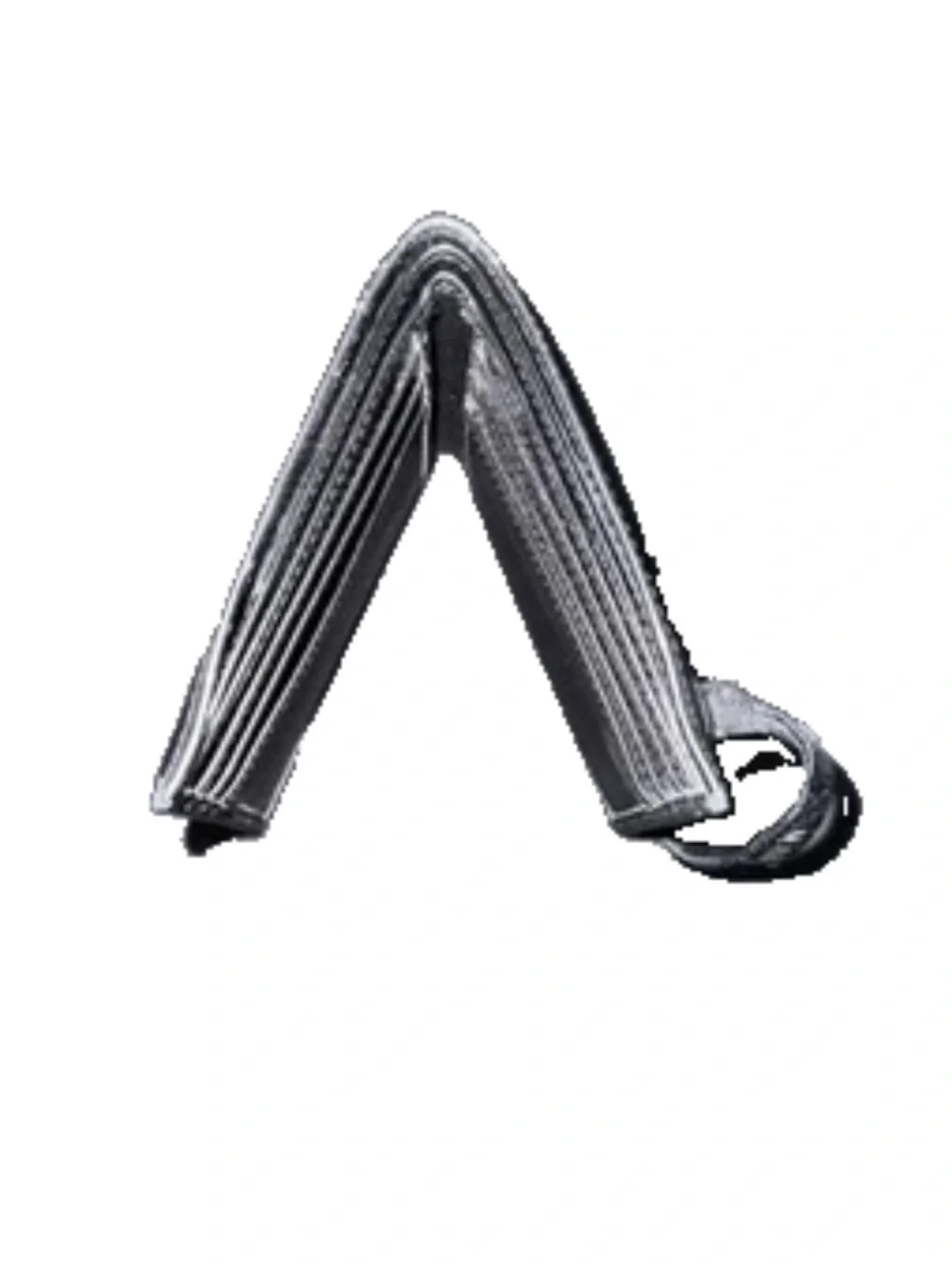 Armani Exchange Black Leather Wallet with Branded Strap